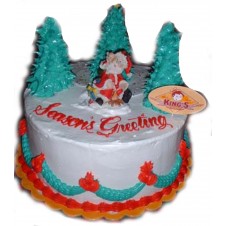 Sensational Santa Christmas Cake by Kings Bakeshop